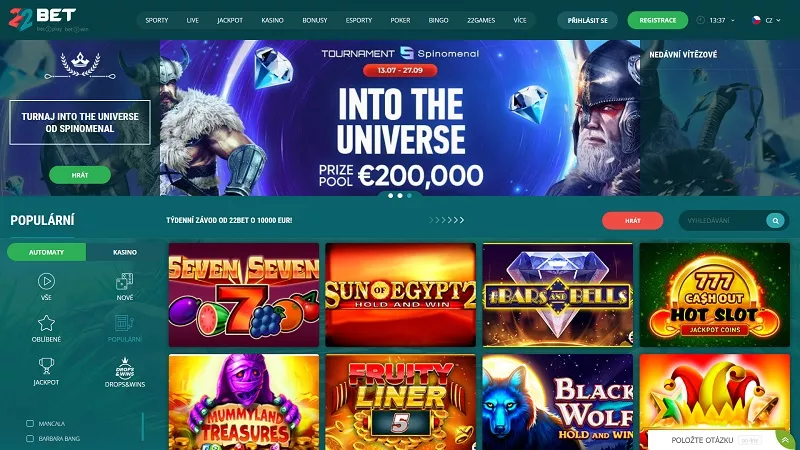 22bet սպորտային խաղադրույքներ TOC 9